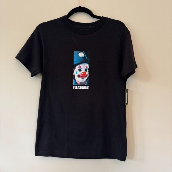 Pleasures Other - Pleasures Men Black Clown Graphic T-Shirt Size Small